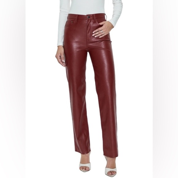 EUC/LIKE NEW Pistola X Revolve Cassie Super High Rise Straight Pant - Carmine 26 - Picture 16 of 16